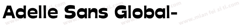 Adelle Sans Global字体转换